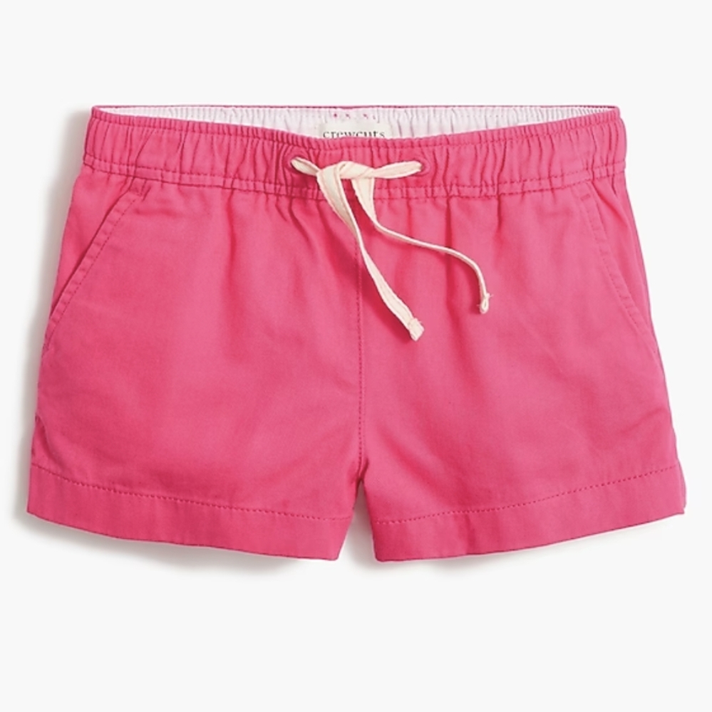 Crewcuts pink pull-on shorts